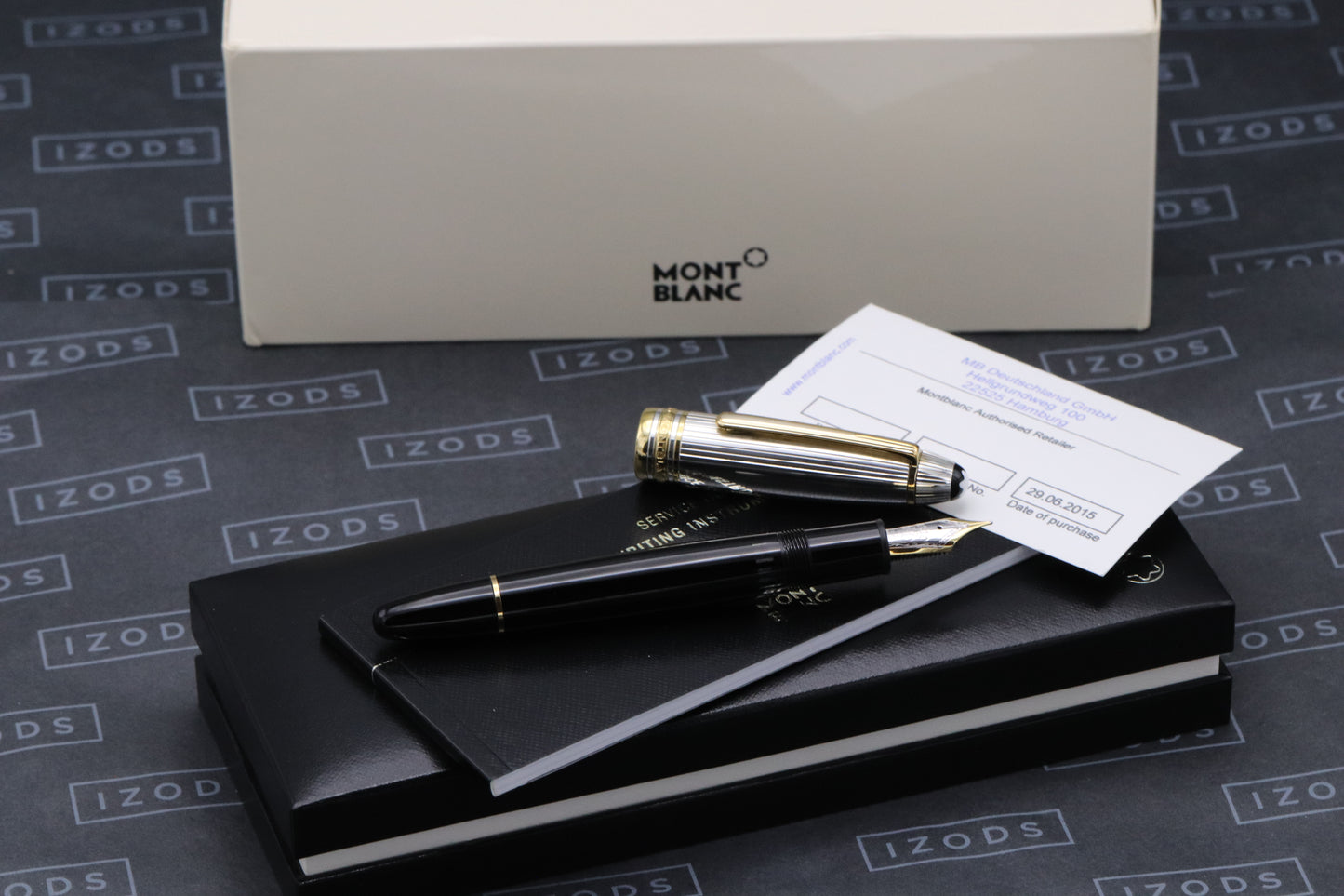 Montblanc Meisterstück 146 LeGrand Doue Sterling Silver Fountain Pen - EF Nib