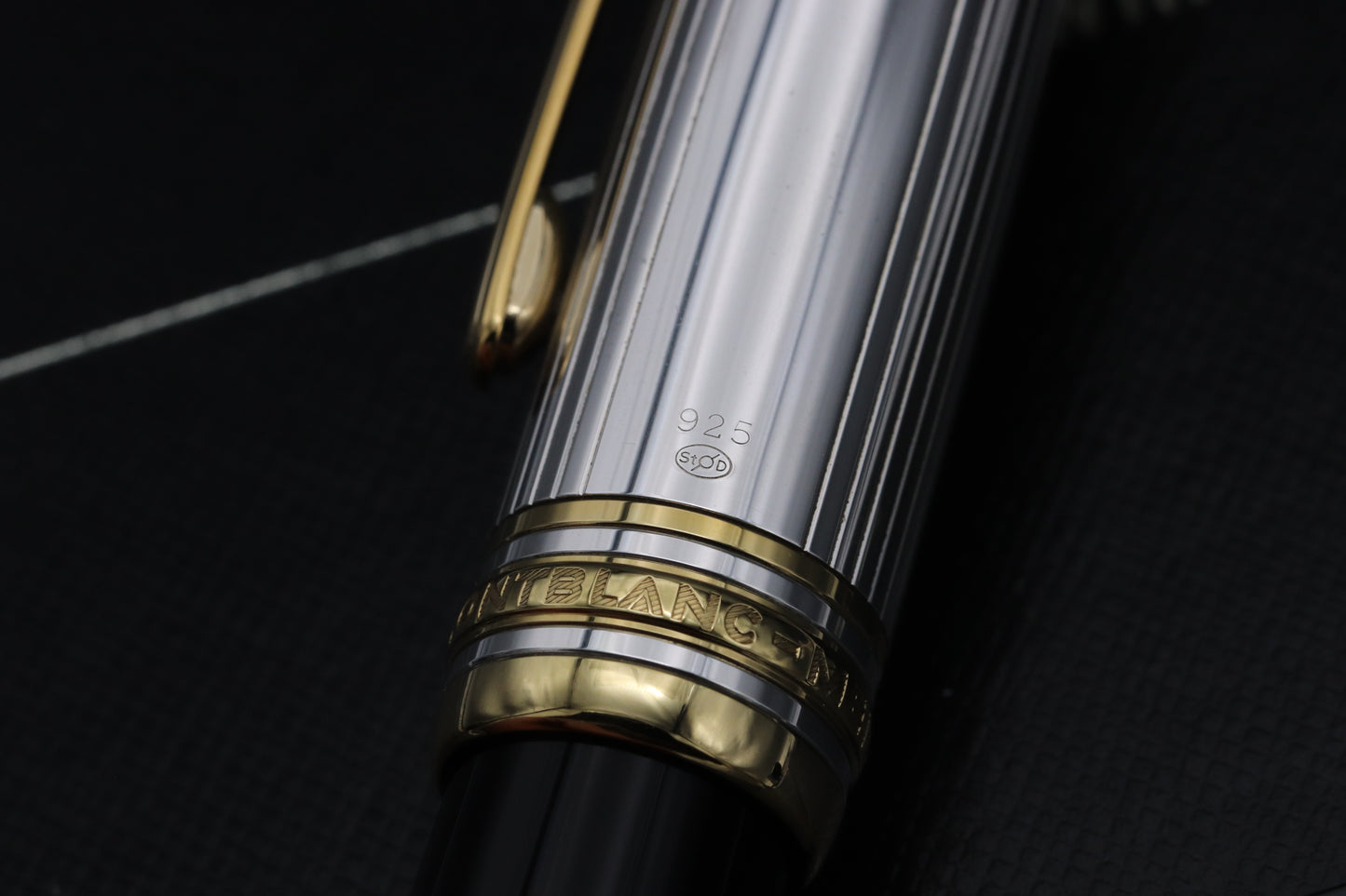 Montblanc Meisterstück 146 LeGrand Doue Sterling Silver Fountain Pen - EF Nib