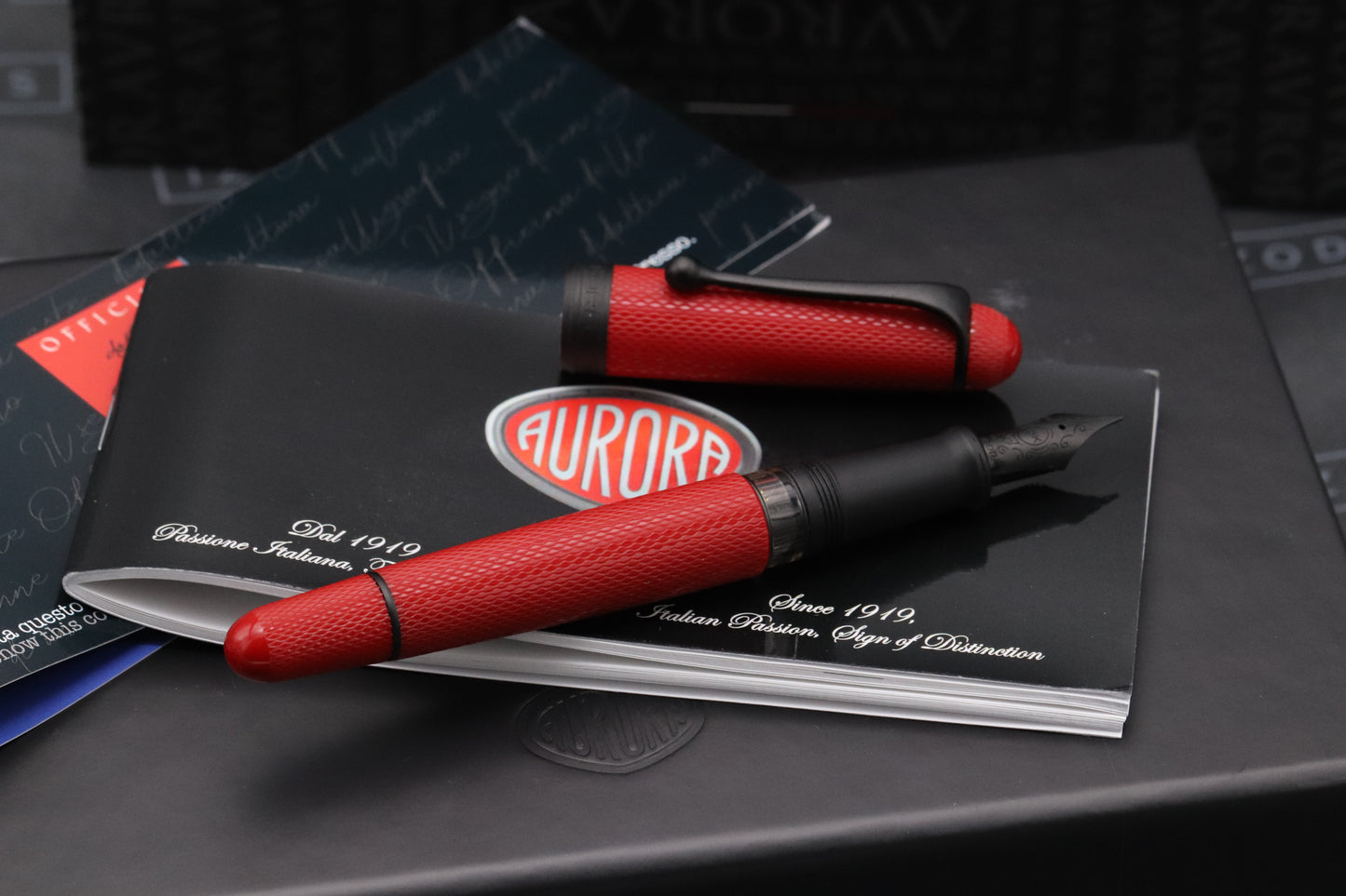 Aurora 88 Red Mamba Limited Edition Fountain Pen - Extra Fine Nib