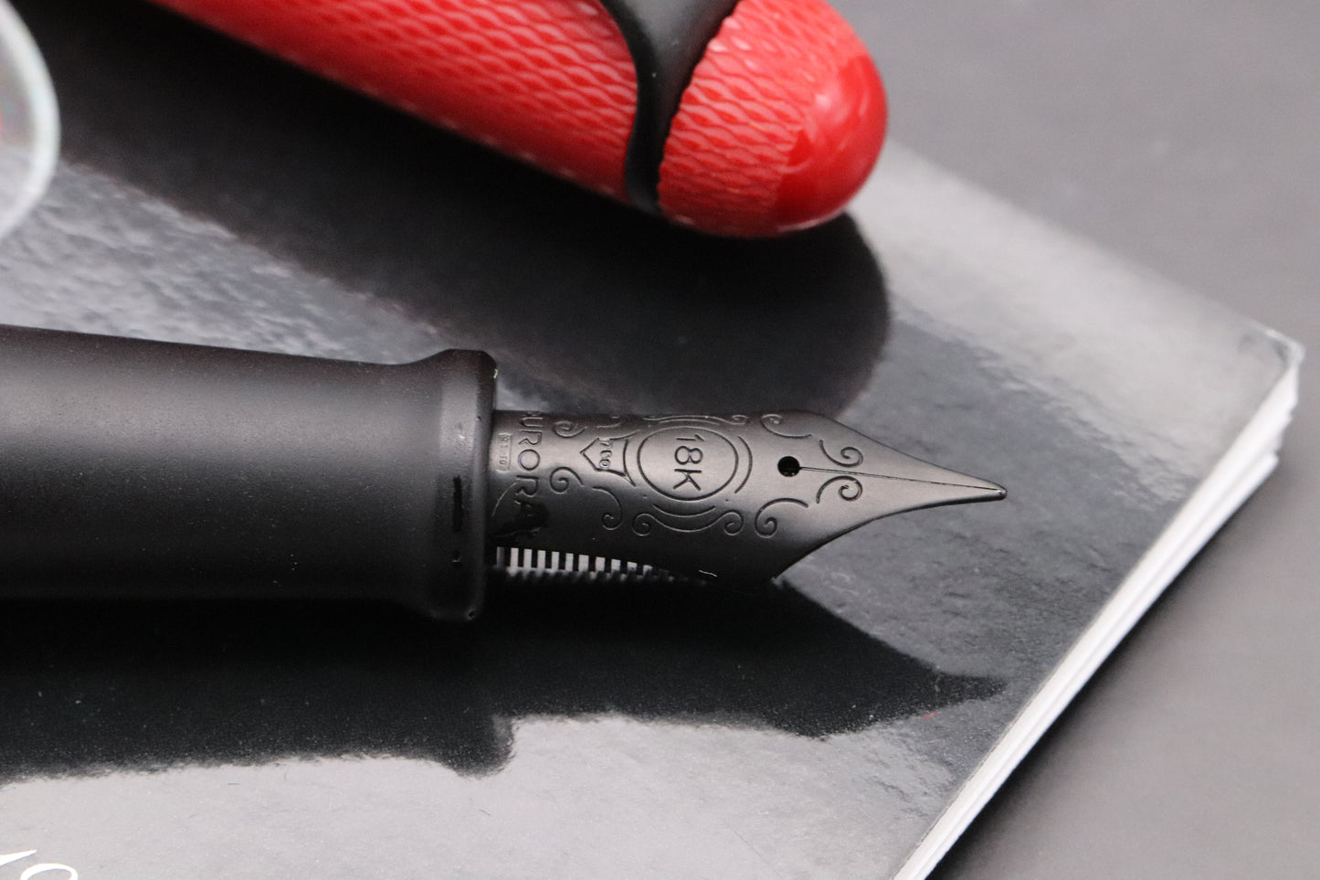 Aurora 88 Red Mamba Limited Edition Fountain Pen - Extra Fine Nib