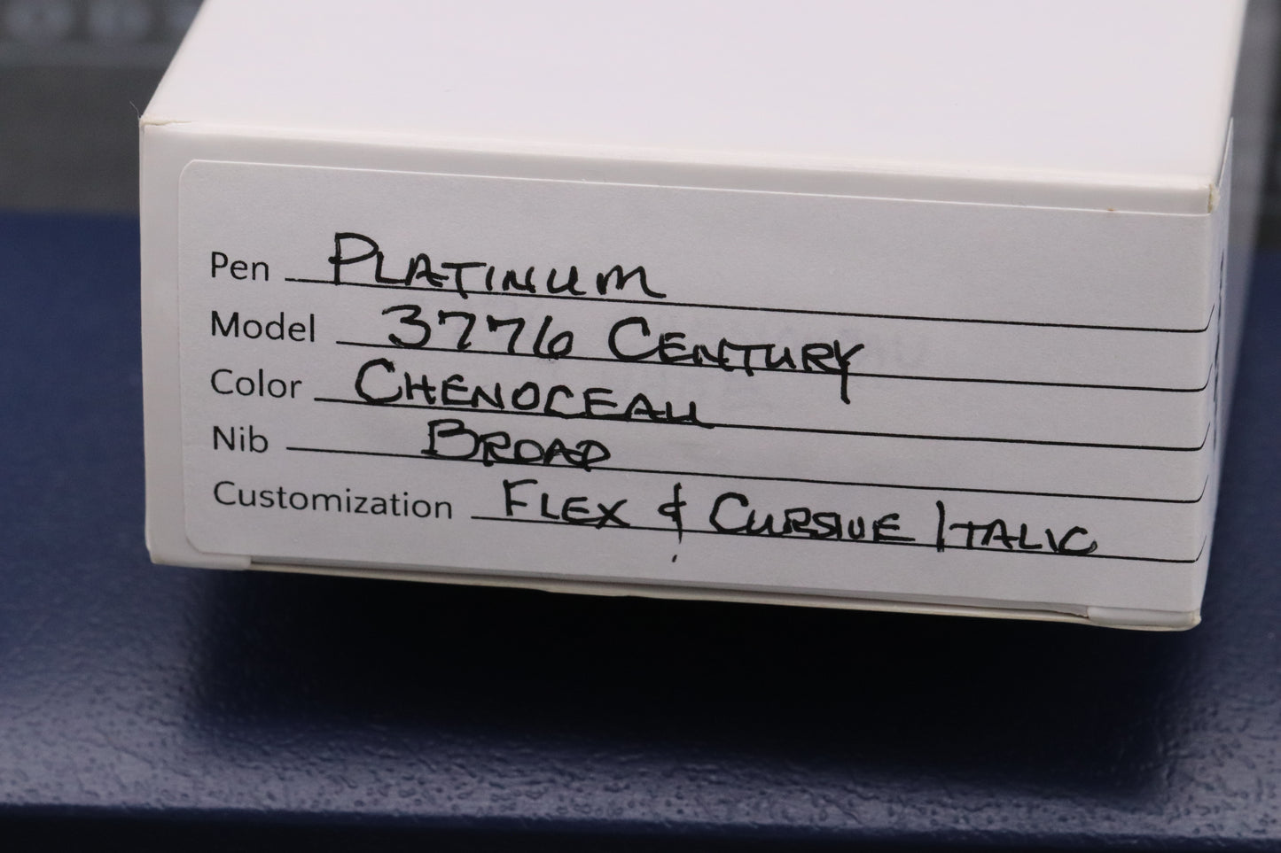 Platinum 3776 Laurel Chenoceau Fountain Pen - Flex Broad CI John Mottishaw Nib