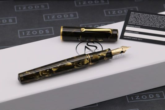 ASC Bologna Medio Autumn Celluloid Fountain Pen - Fitted with Nakaya Elastic Nib