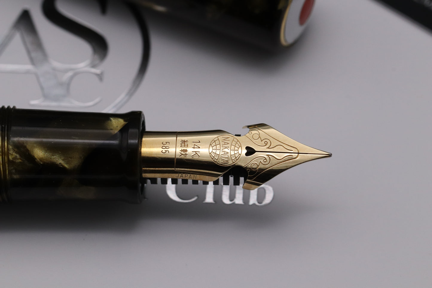 ASC Bologna Medio Autumn Celluloid Fountain Pen - Fitted with Nakaya Elastic Nib