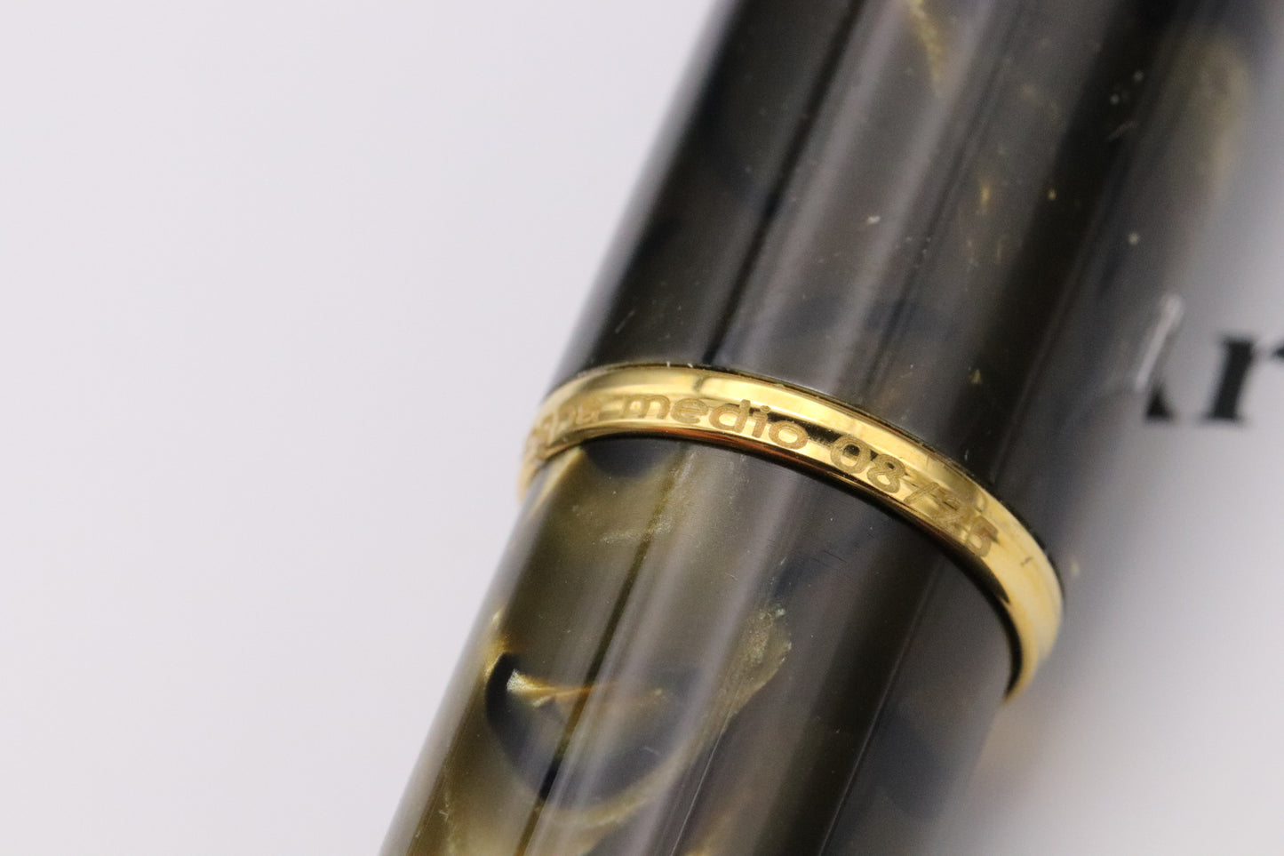 ASC Bologna Medio Autumn Celluloid Fountain Pen - Fitted with Nakaya Elastic Nib