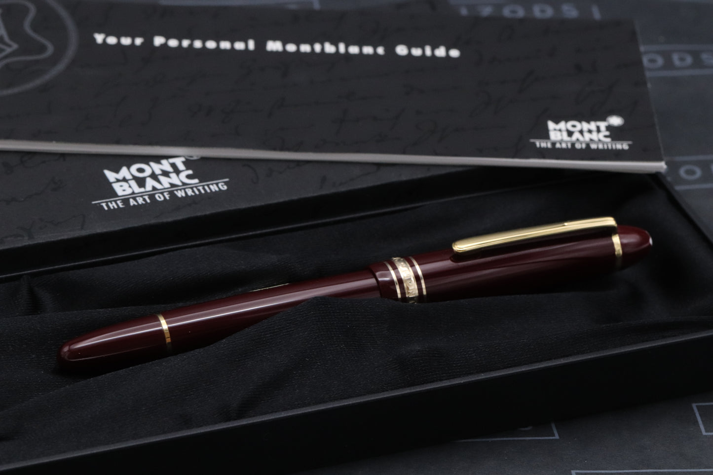 Montblanc Meisterstuck 146 LeGrand Bordeaux Fountain Pen - DIPPED - BB Nib