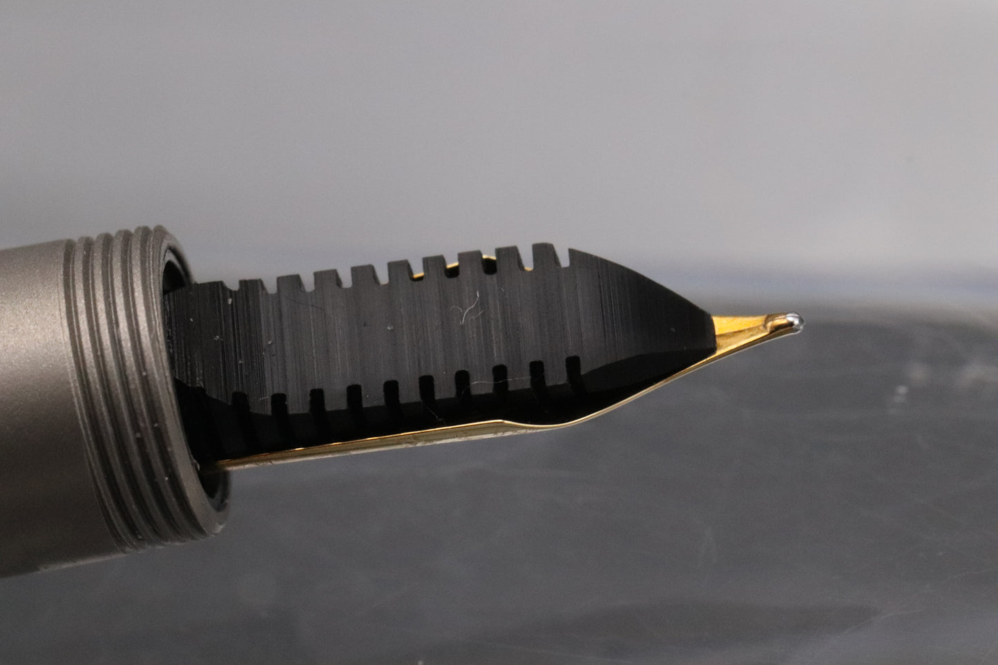 Omas Harmonia Mundi Titanium Gold Limited Edition Fountain Pen - NEVER INKED