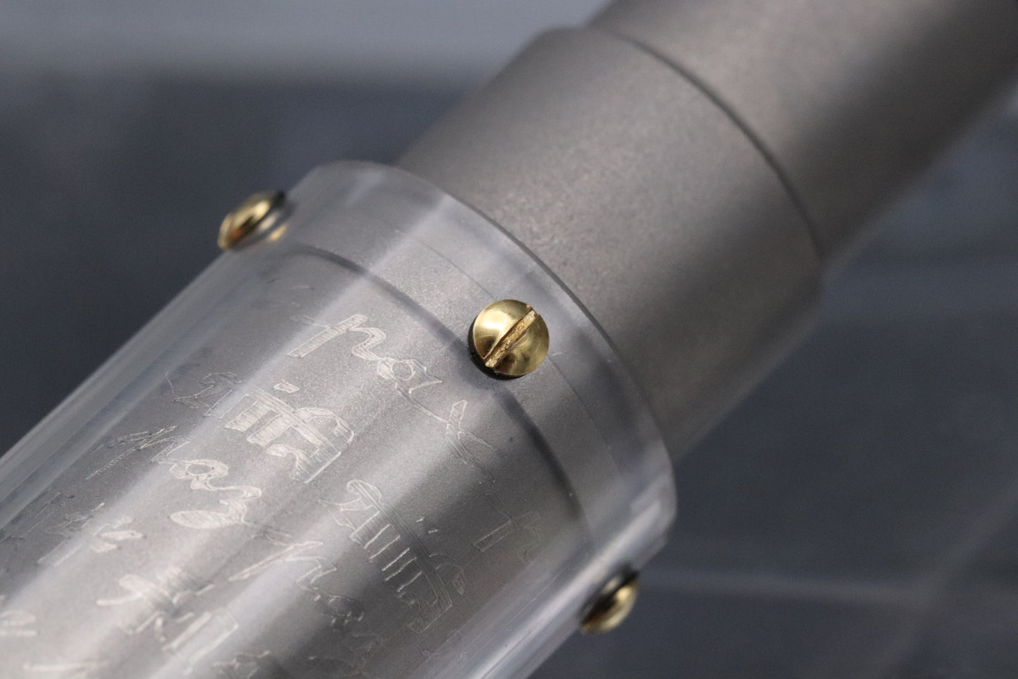 Omas Harmonia Mundi Titanium Gold Limited Edition Fountain Pen - NEVER INKED