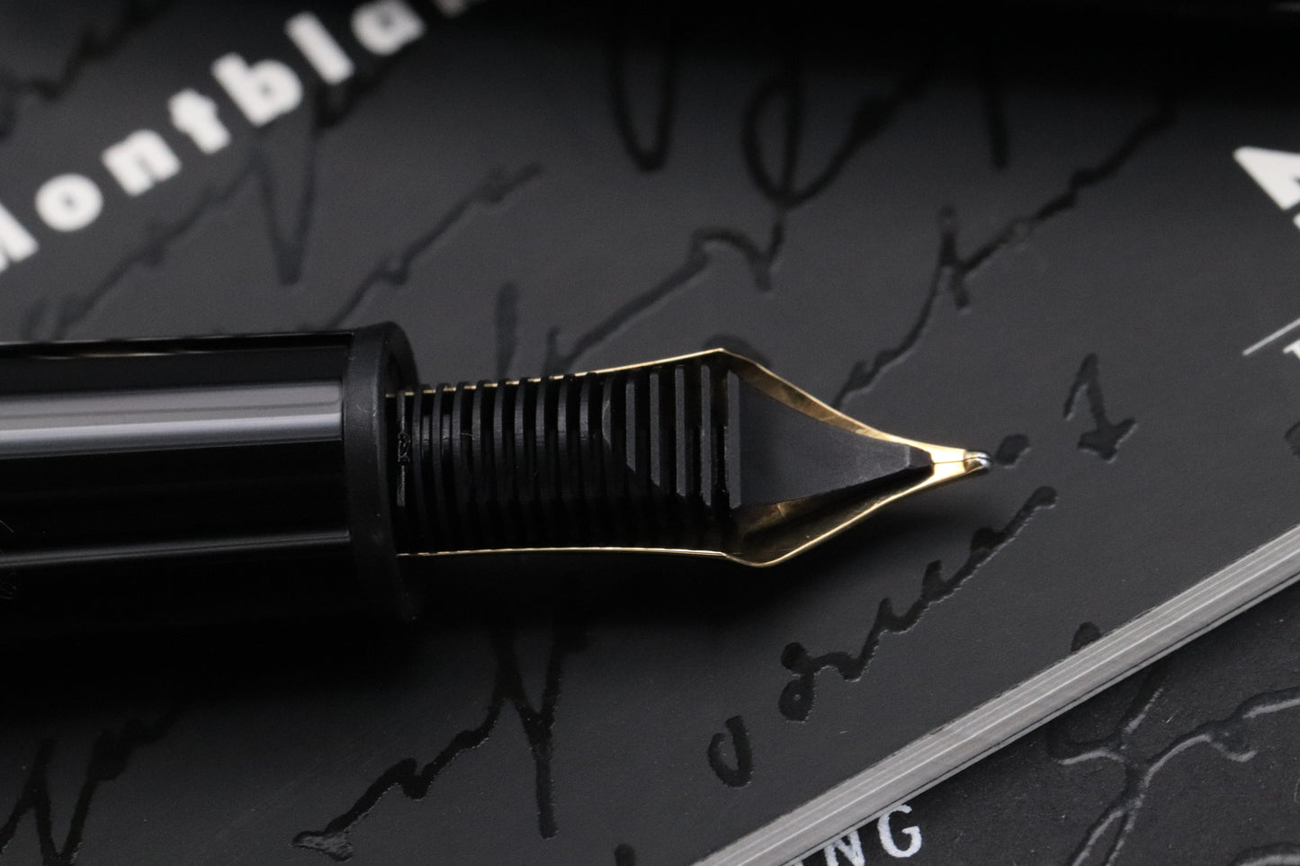 Montblanc Meisterstuck 147 Traveller Gold Coated Fountain Pen with Pouch