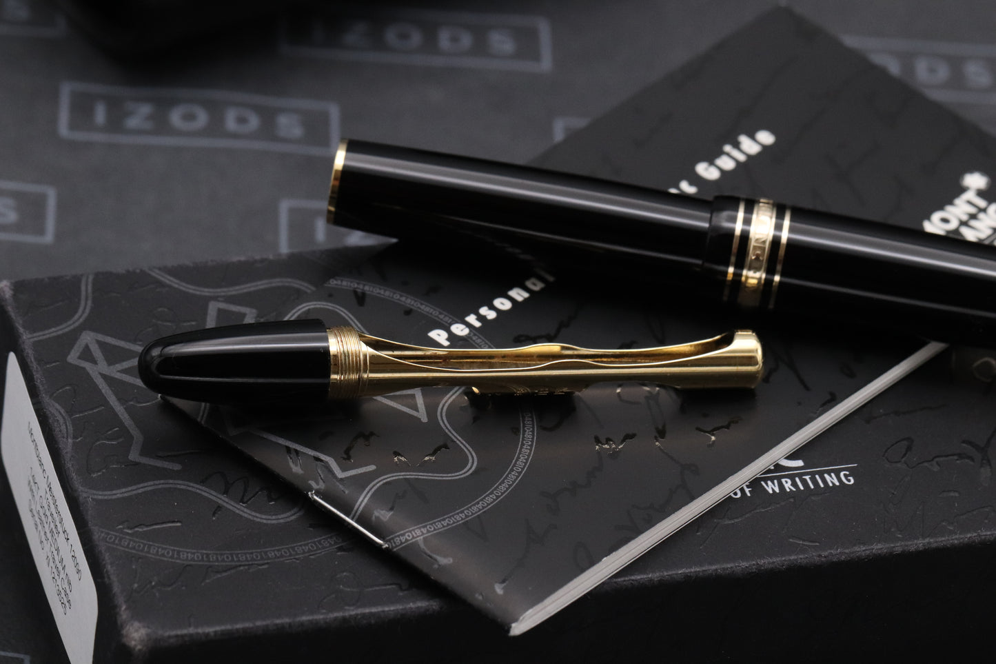 Montblanc Meisterstuck 147 Traveller Gold Coated Fountain Pen with Pouch