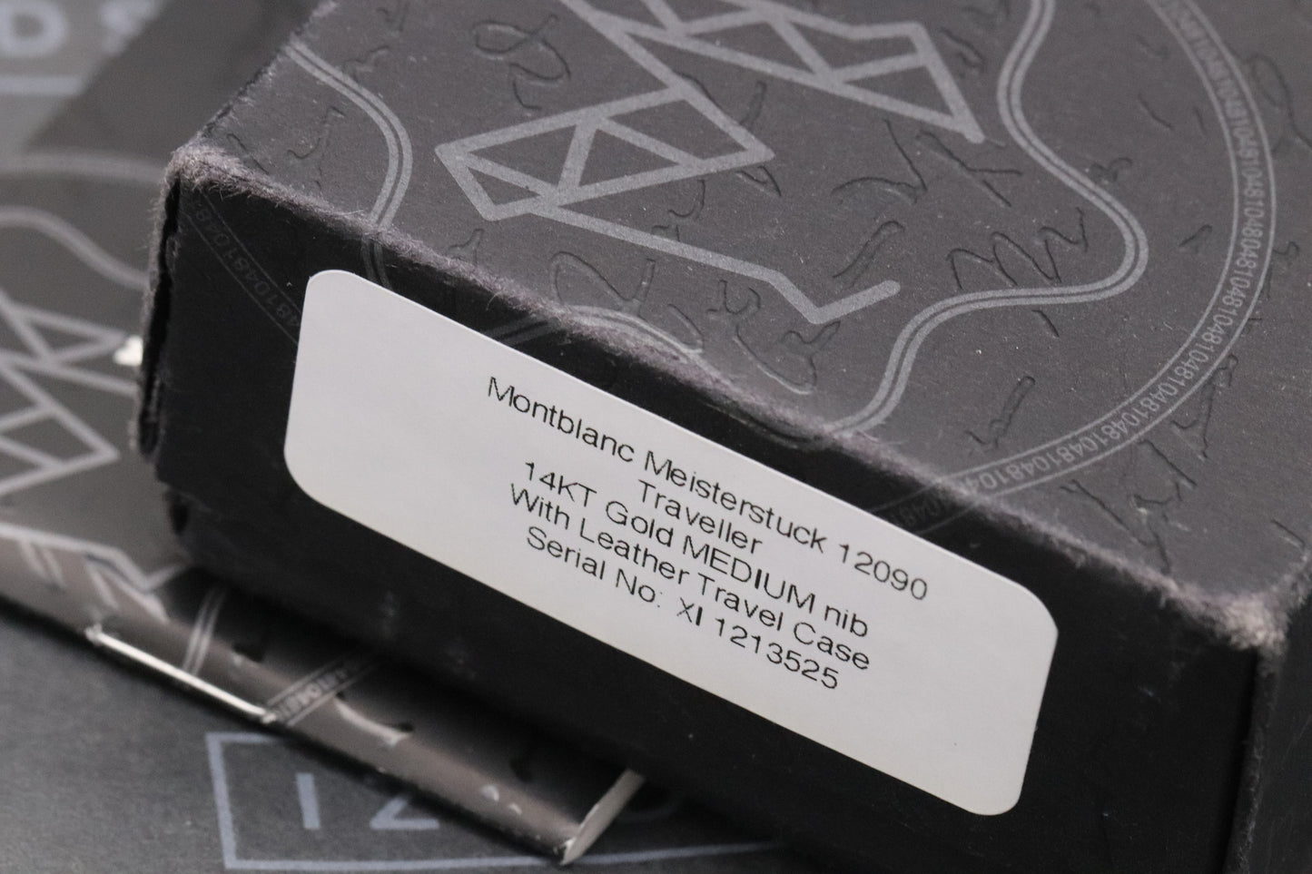 Montblanc Meisterstuck 147 Traveller Gold Coated Fountain Pen with Pouch