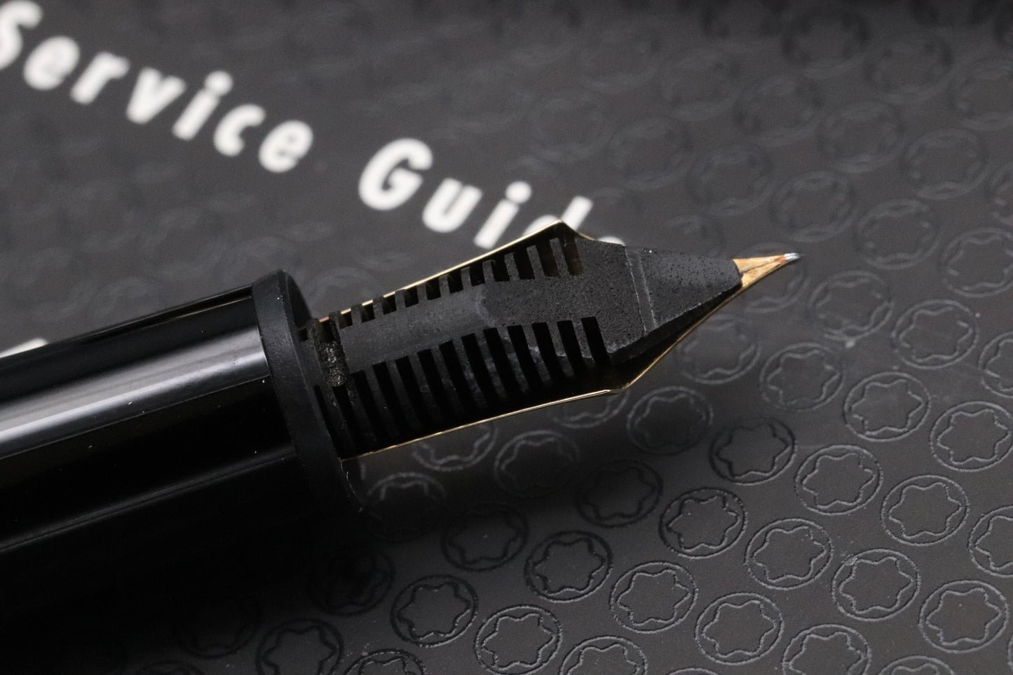 Montblanc Meisterstuck 146 LeGrand Gold Coated Fountain Pen - EF Monotone Nib