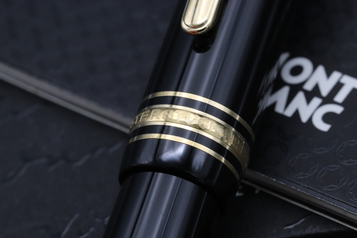 Montblanc Meisterstuck 146 LeGrand Gold Coated Fountain Pen - EF Monotone Nib