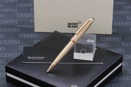 Montblanc Meisterstuck Midsize Geometry Gold-Coated Ballpoint Pen