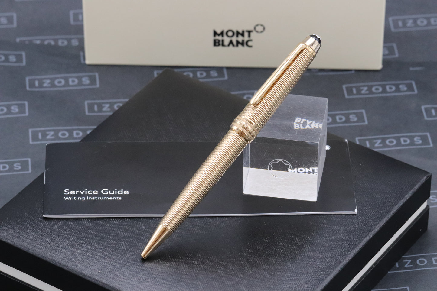 Montblanc Meisterstuck Midsize Geometry Gold-Coated Ballpoint Pen