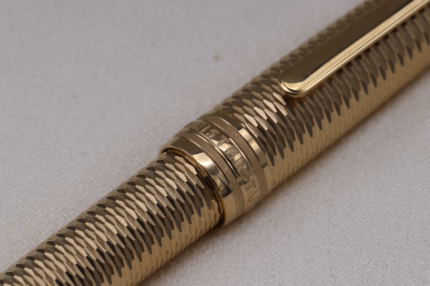 Montblanc Meisterstuck Midsize Geometry Gold-Coated Ballpoint Pen