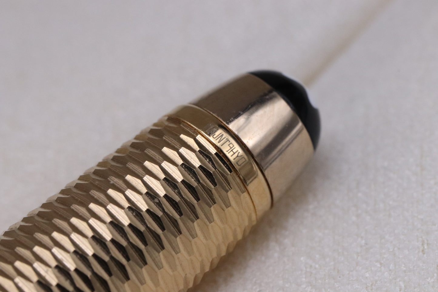 Montblanc Meisterstuck Midsize Geometry Gold-Coated Ballpoint Pen