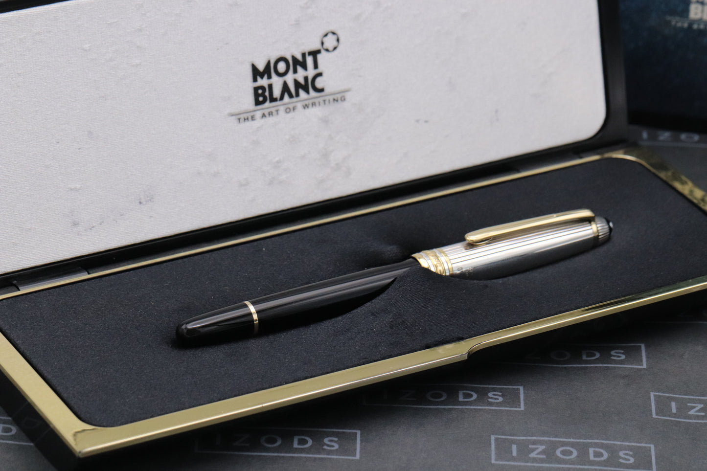 Montblanc Meisterstuck 144 Classique AG925 Pinstripe Doue Fountain Pen