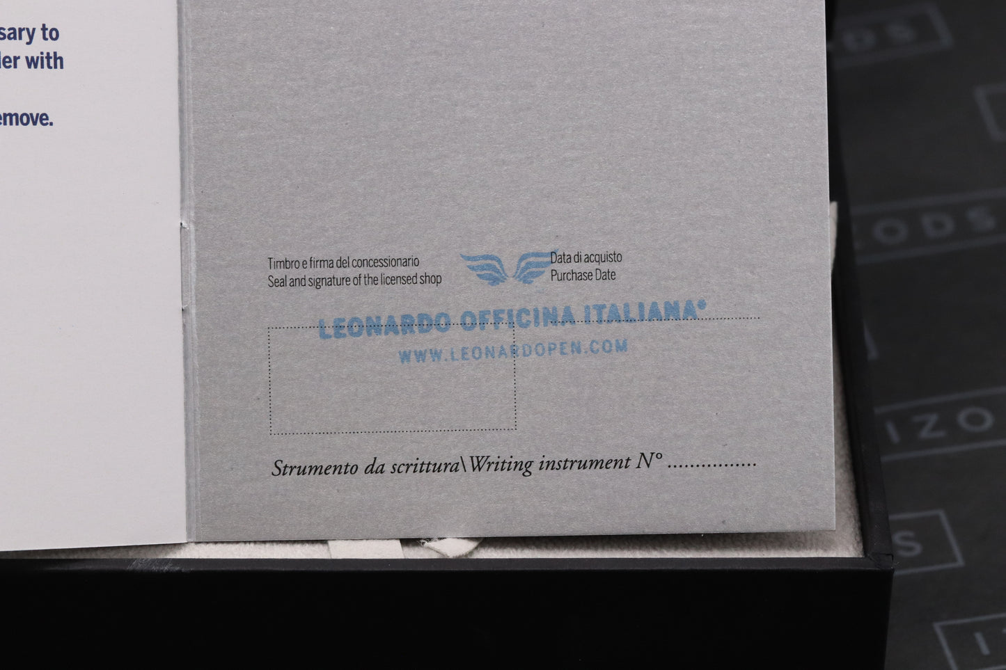 Leonardo Cinquantesimo 50th Ann. Federico Celluloid Fountain Pen - NEVER INKED
