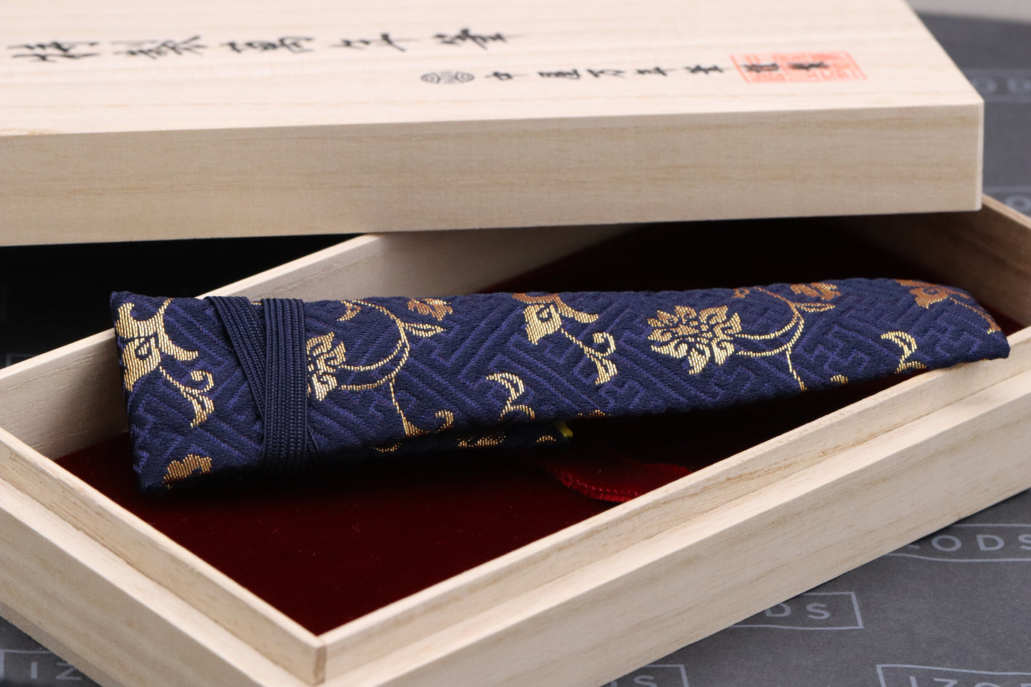 Nakaya Portable Cigar Aka-Tamenuri Fountain Pen with Fox Stopper - Music Nib