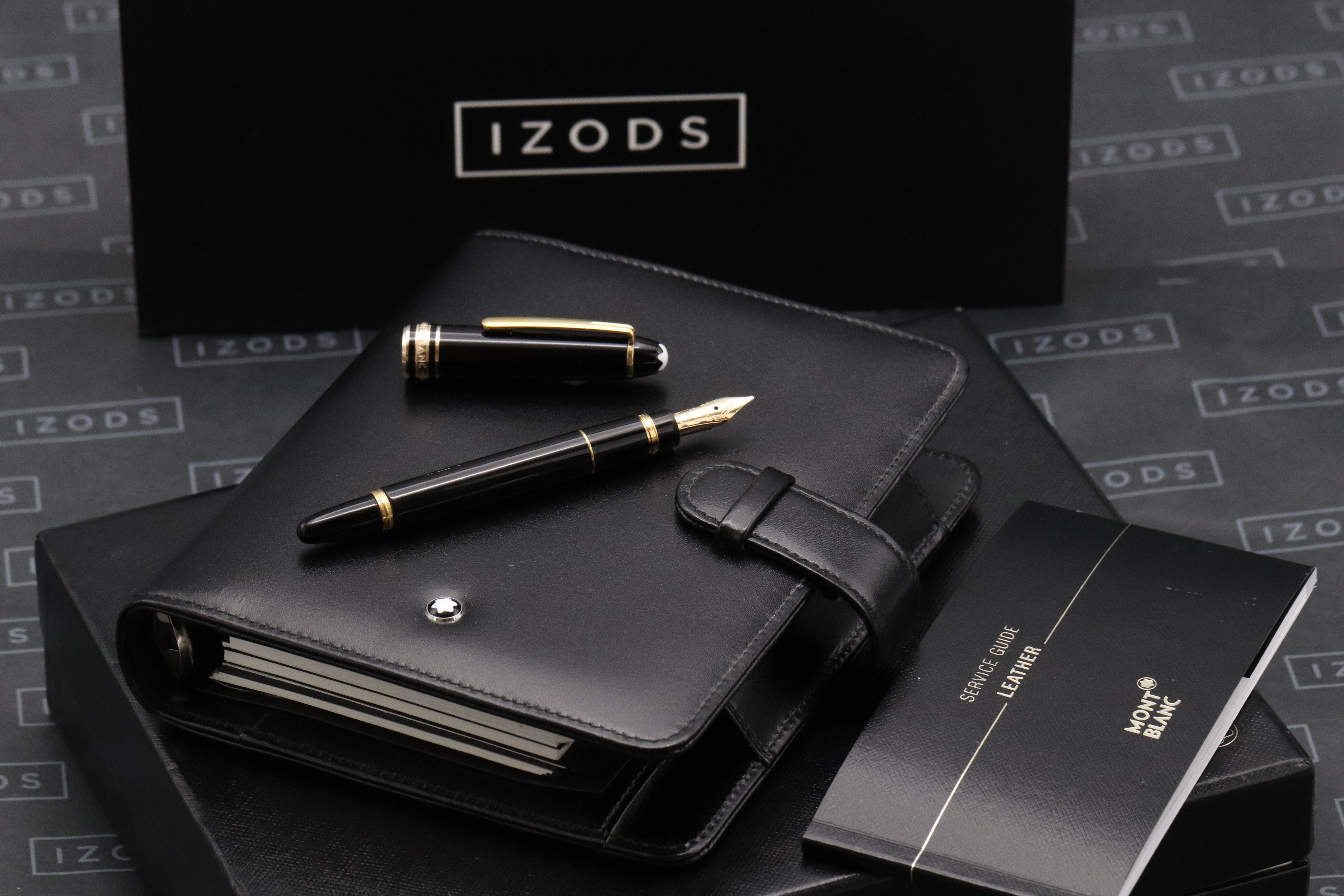 MONTBLANC モンブラン ステーショナリーセット Montblanc Meisterstück 114 Mozart Gold-Coated Fountain Pen with