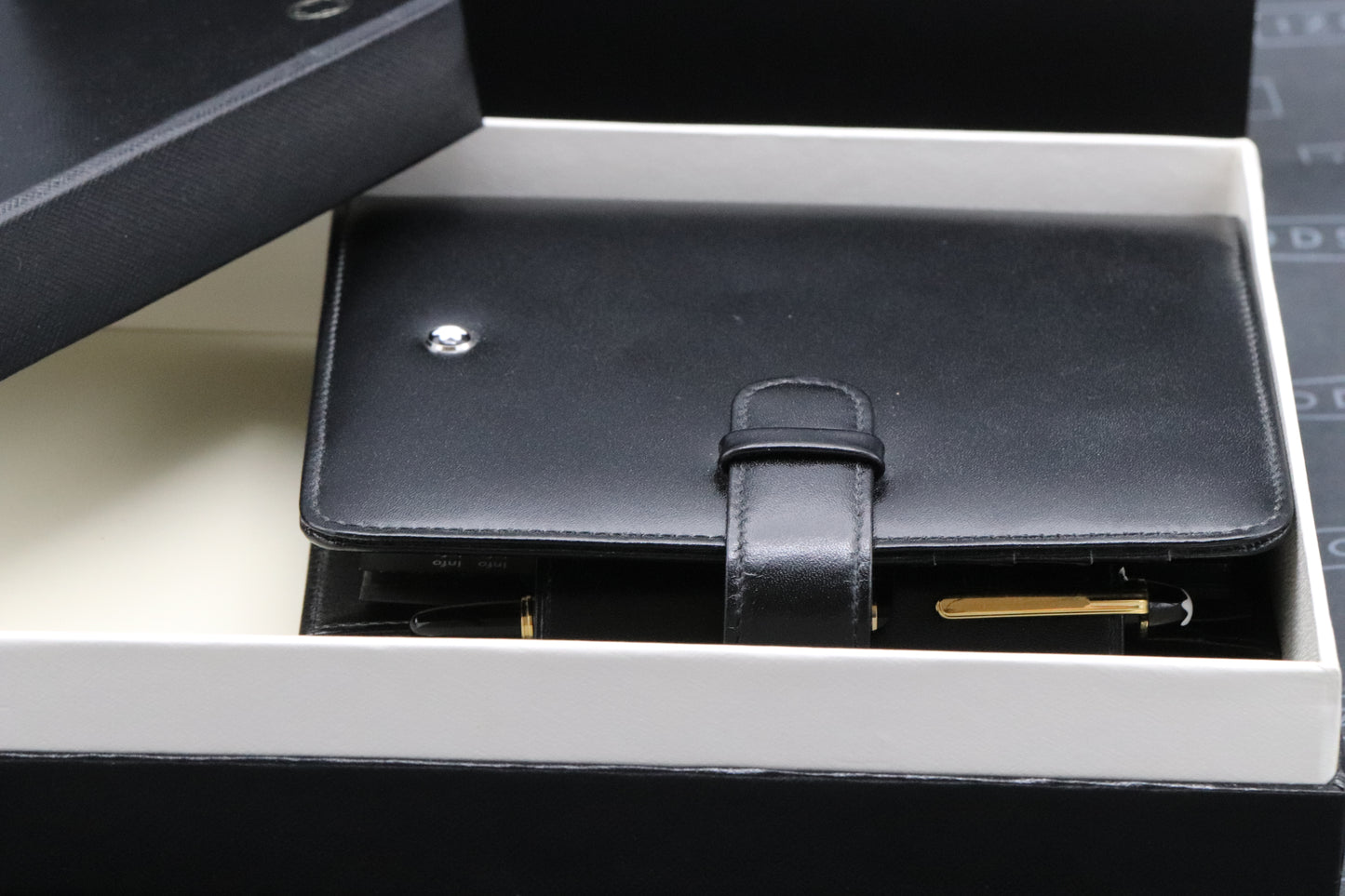 Montblanc Meisterstück 114 Mozart Gold-Coated Fountain Pen with Organiser