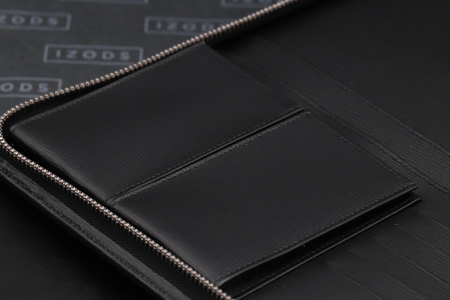 Montblanc Westside Black Leather A4 Organiser / Zip Up Folder - UNUSED