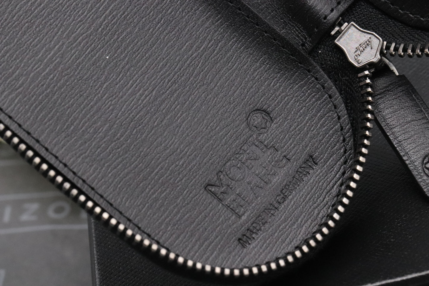 Montblanc Two Pen Westside Black Leather Pouch - UNUSED