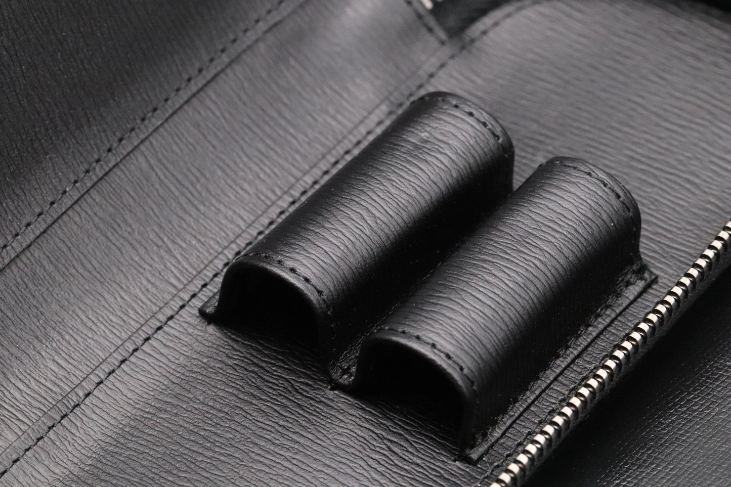 Montblanc Two Pen Westside Black Leather Pouch - UNUSED
