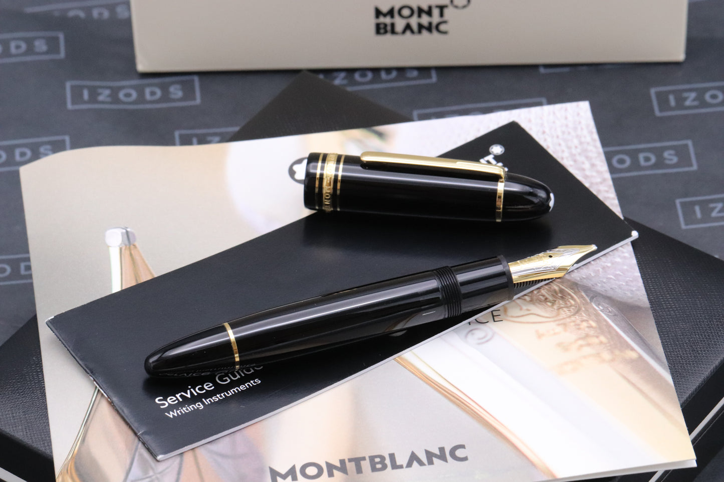 Montblanc Meisterstuck 149 Gold-Coated Fountain Pen - Oblique Triple Broad Nib