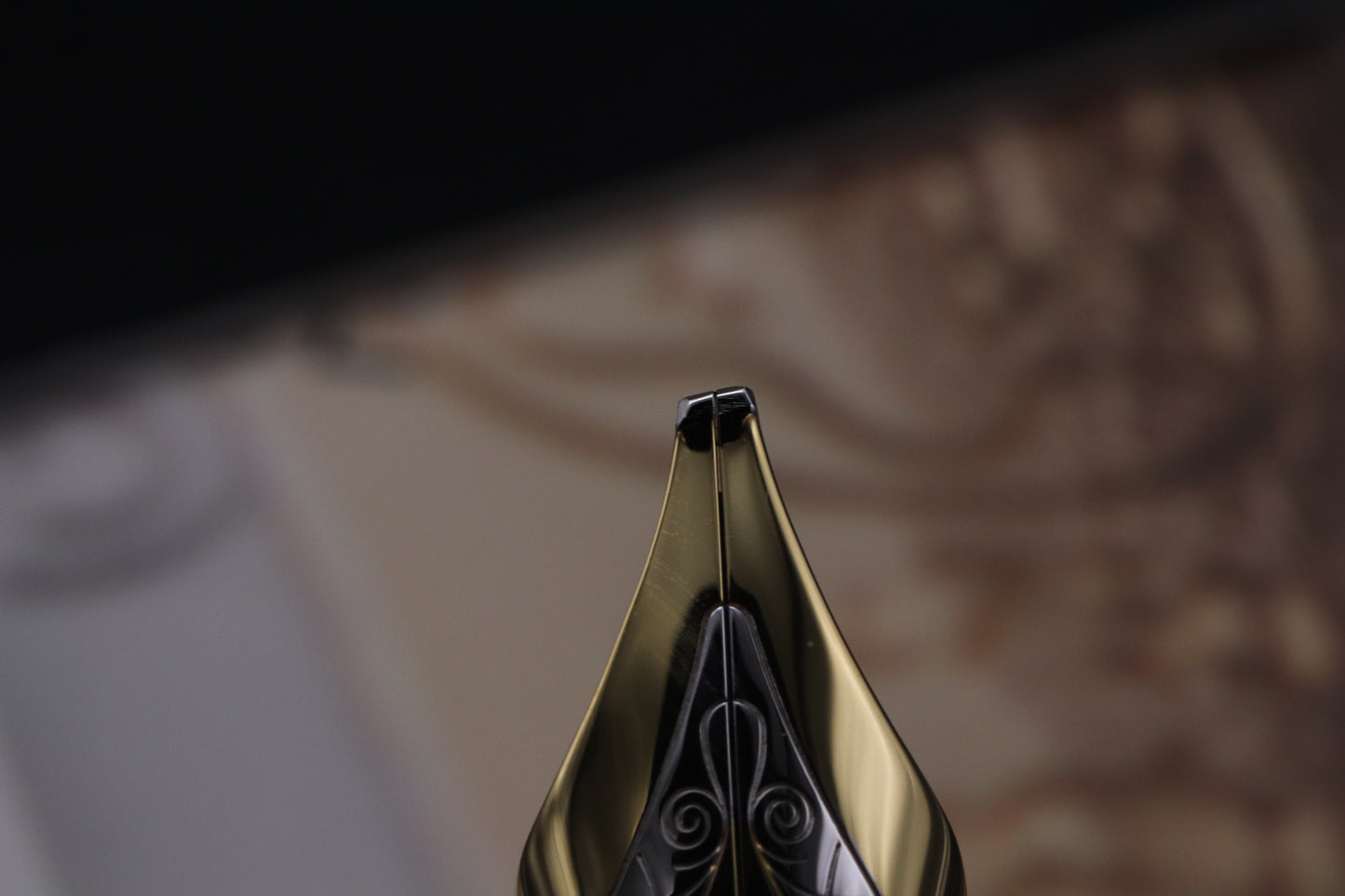 Montblanc Meisterstuck 149 Gold-Coated Fountain Pen - Oblique Triple Broad Nib