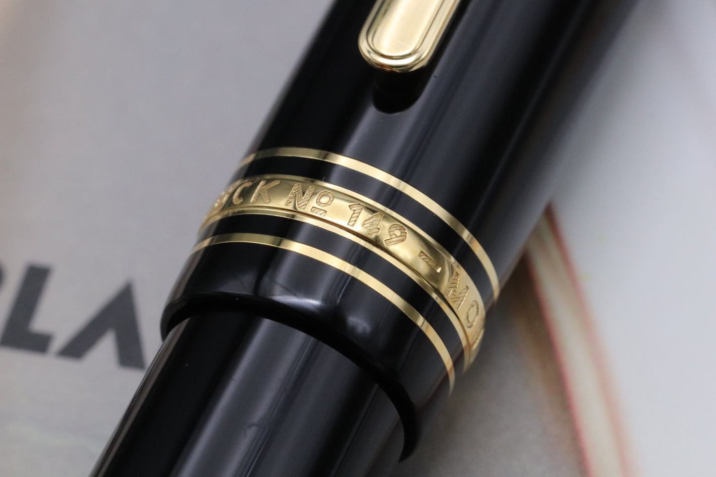 Montblanc Meisterstuck 149 Gold-Coated Fountain Pen - Oblique Triple Broad Nib