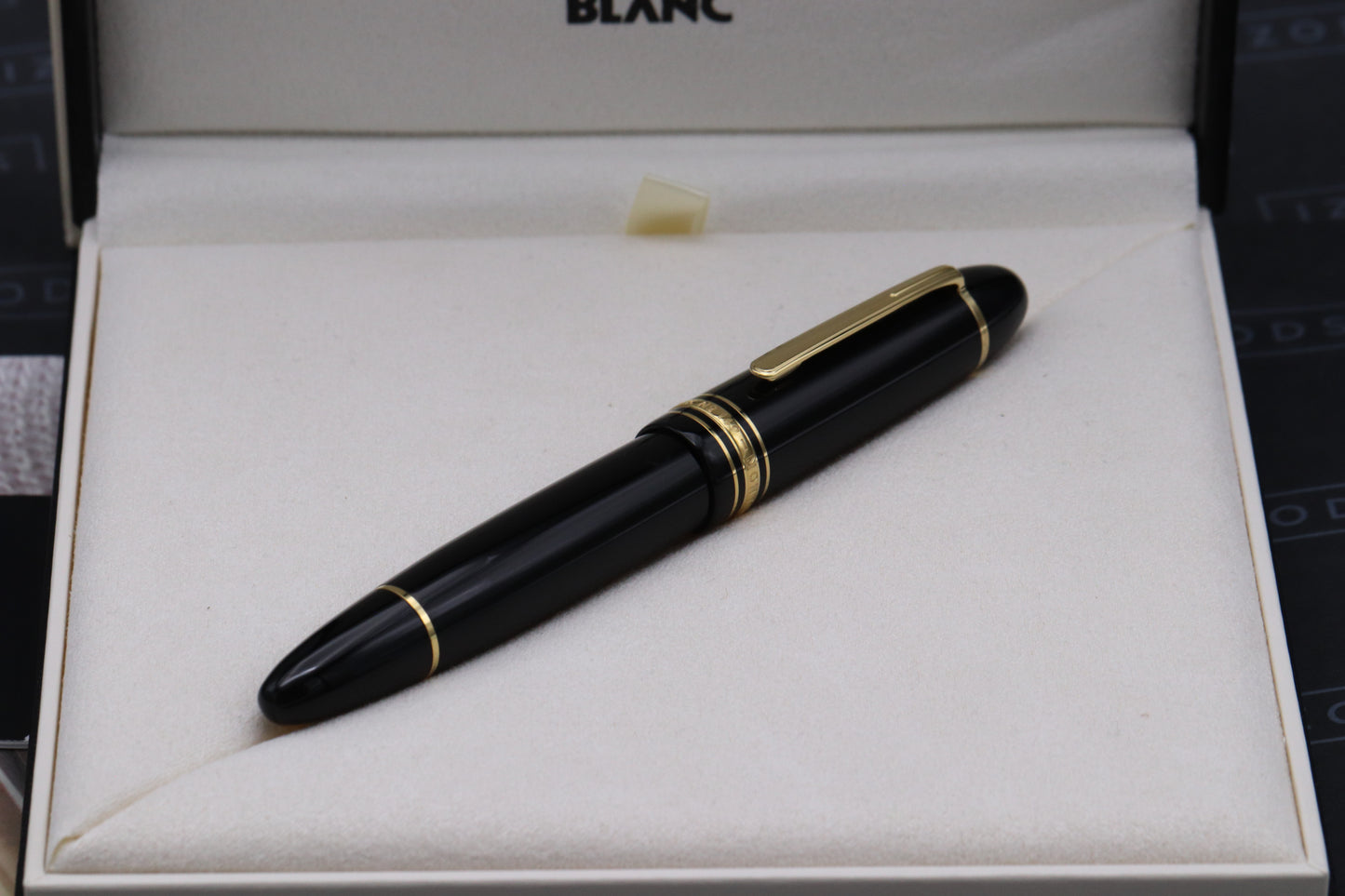 Montblanc Meisterstuck 149 Gold-Coated Fountain Pen - Oblique Triple Broad Nib