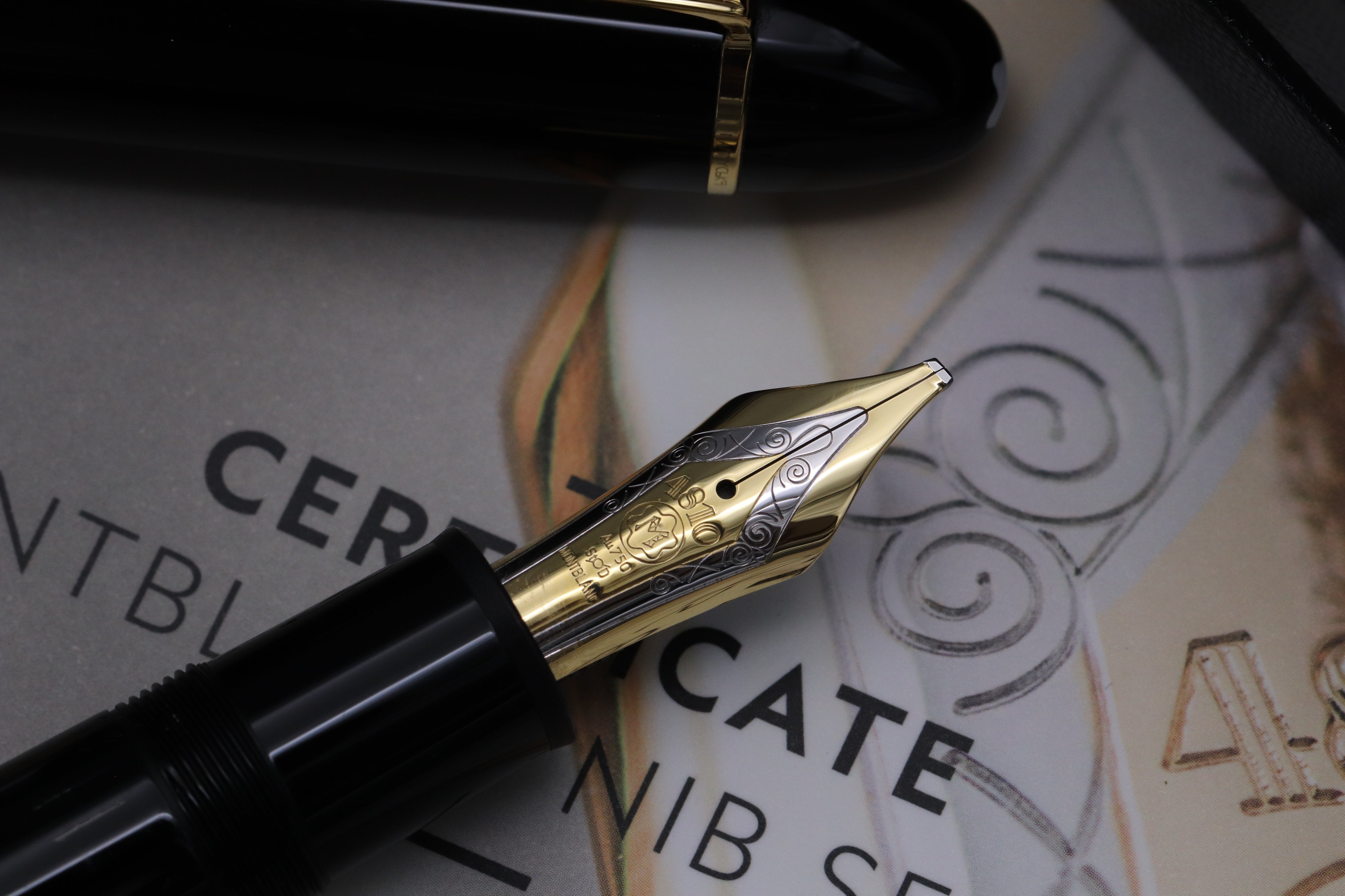 Montblanc Meisterstuck 149 Gold-Coated Fountain Pen - Oblique