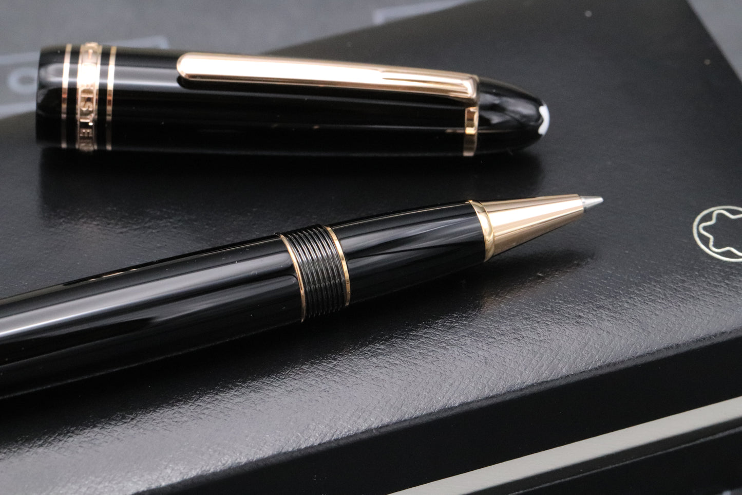 Montblanc Meisterstuck 162 LeGrand Red Gold Coated Rollerball Pen - UNUSED