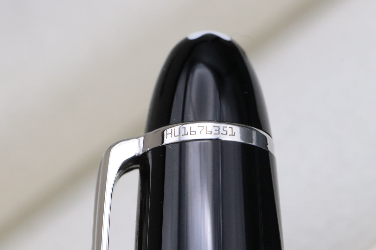 Montblanc Meisterstuck 146 LeGrand Platinum-Coated Fountain Pen - UNUSED - F Nib