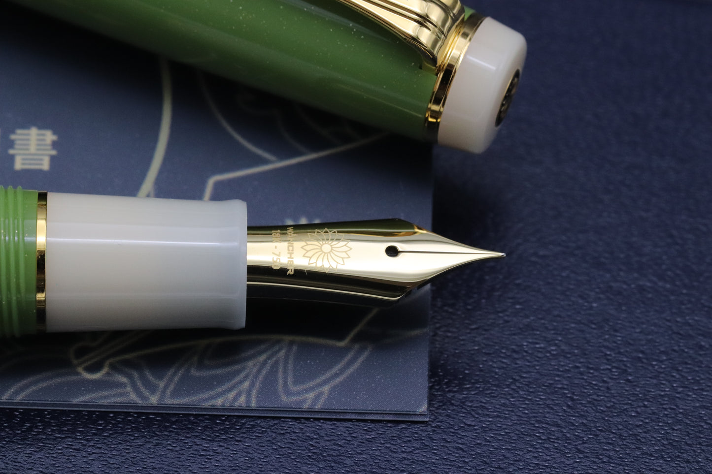 Sailor x Wancher Professional Gear Matcha Fountain Pen