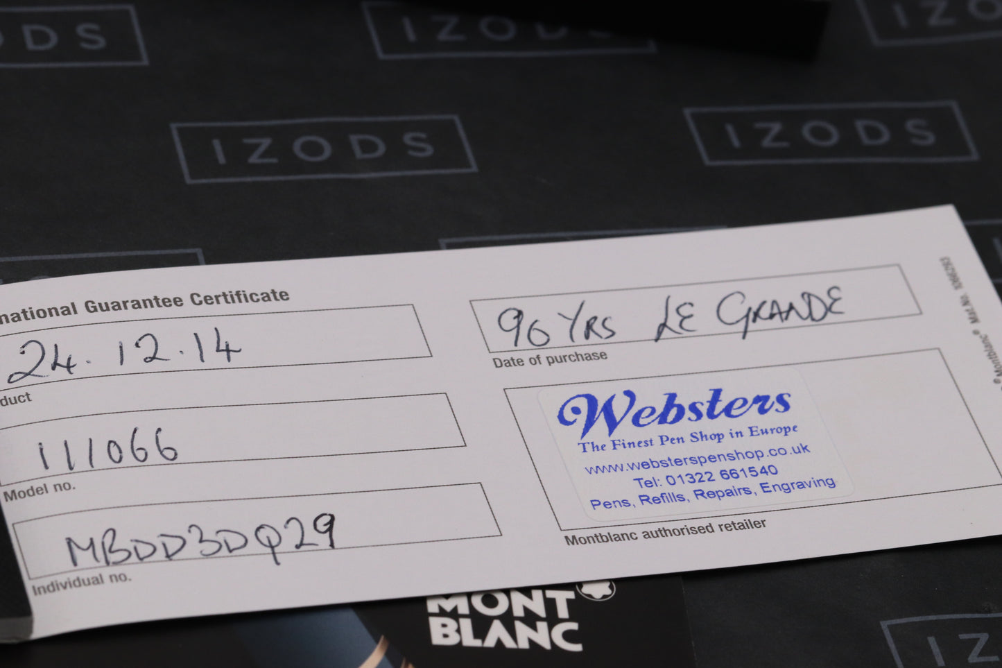Montblanc Meisterstuck 146 LeGrand 90 Years Fountain Pen