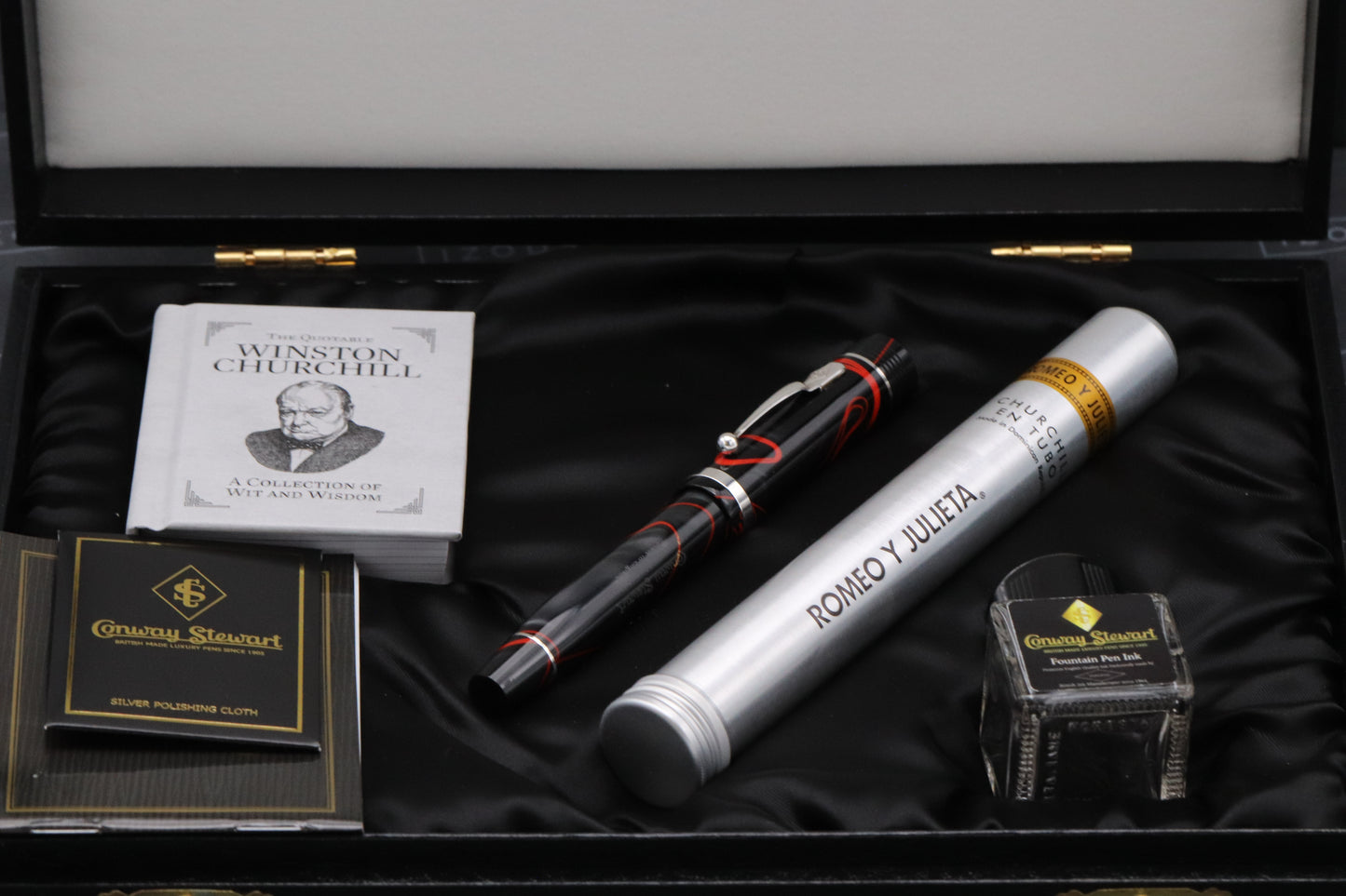 Conway Stewart Winston Churchill Excalibur LE Lever Fill Fountain Pen - IM Nib
