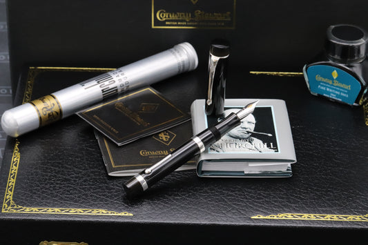 Conway Stewart Marlborough Ebonite Lever Fill Fountain Pen