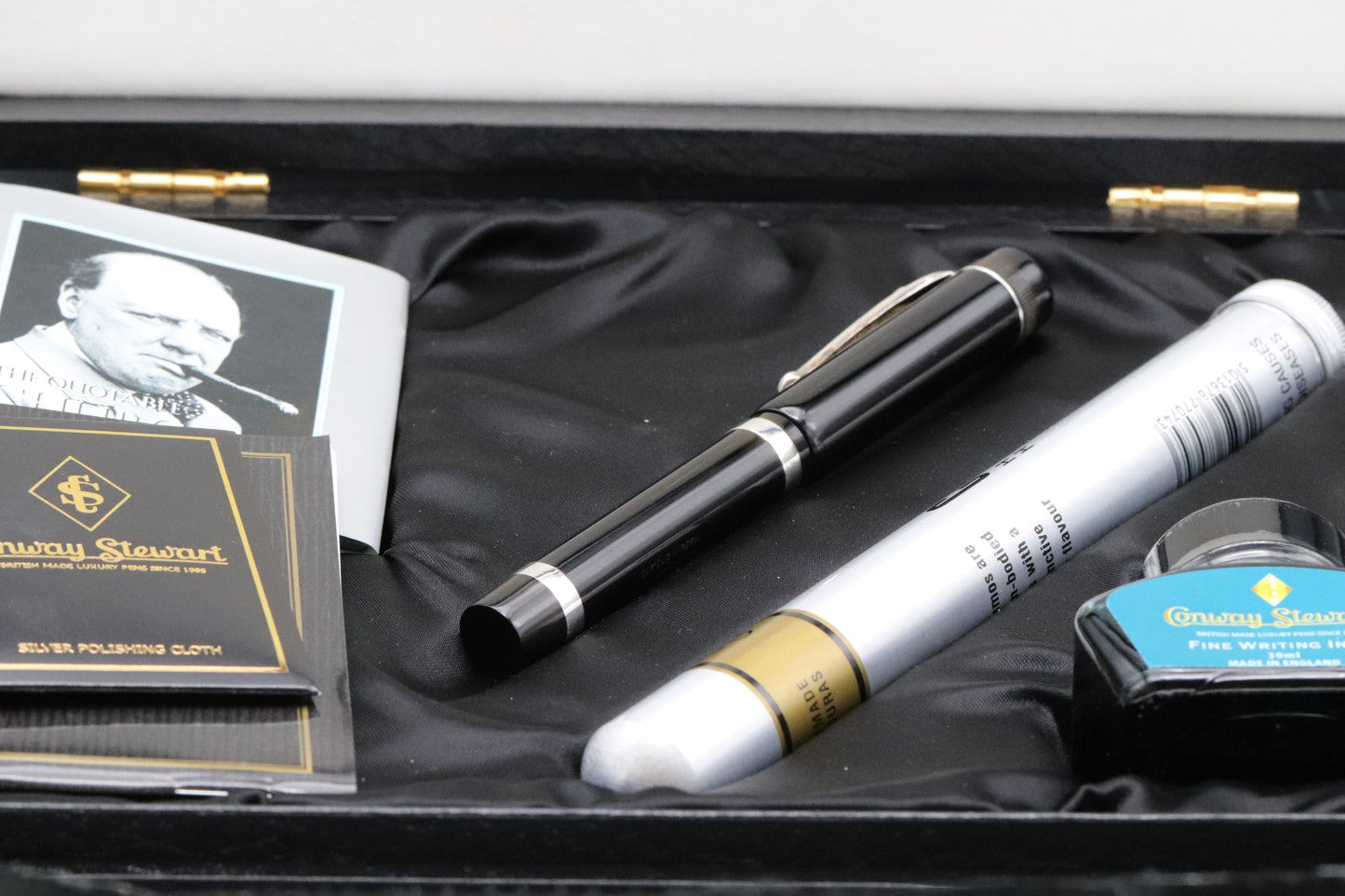 Conway Stewart Marlborough Ebonite Lever Fill Fountain Pen
