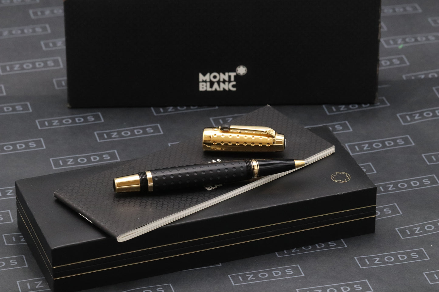 Montblanc Boheme Doue Gold-Plated 'Dimples' Rollerball / Fineliner Pen