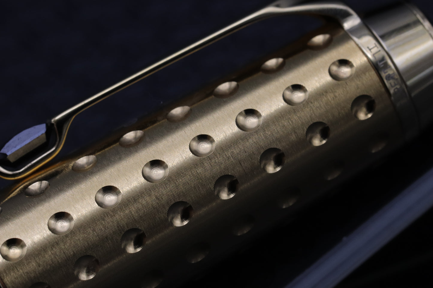 Montblanc Boheme Doue Gold-Plated 'Dimples' Rollerball / Fineliner Pen