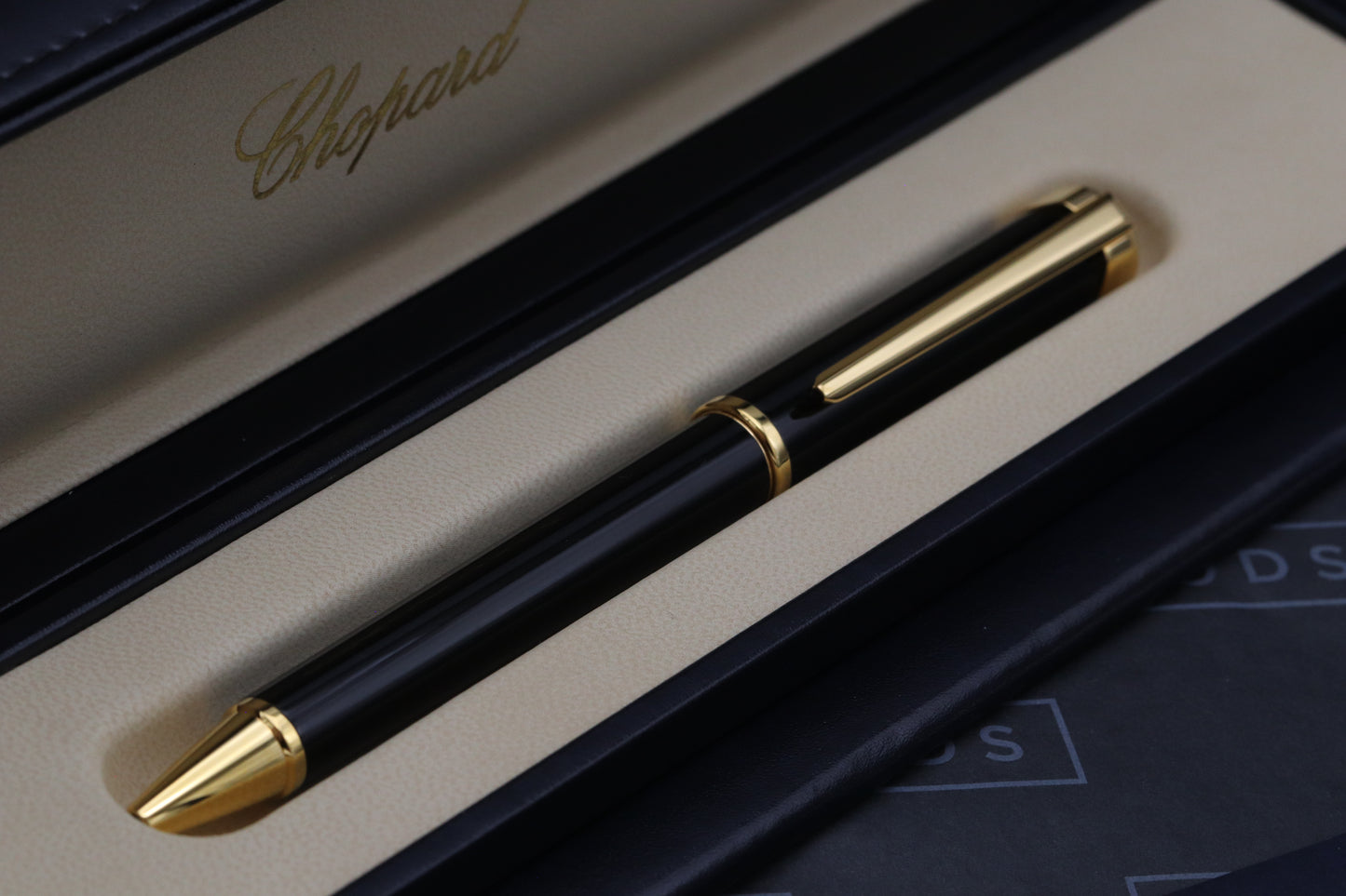 Chopard Alpine Eagle Black Gold Ballpoint Pen