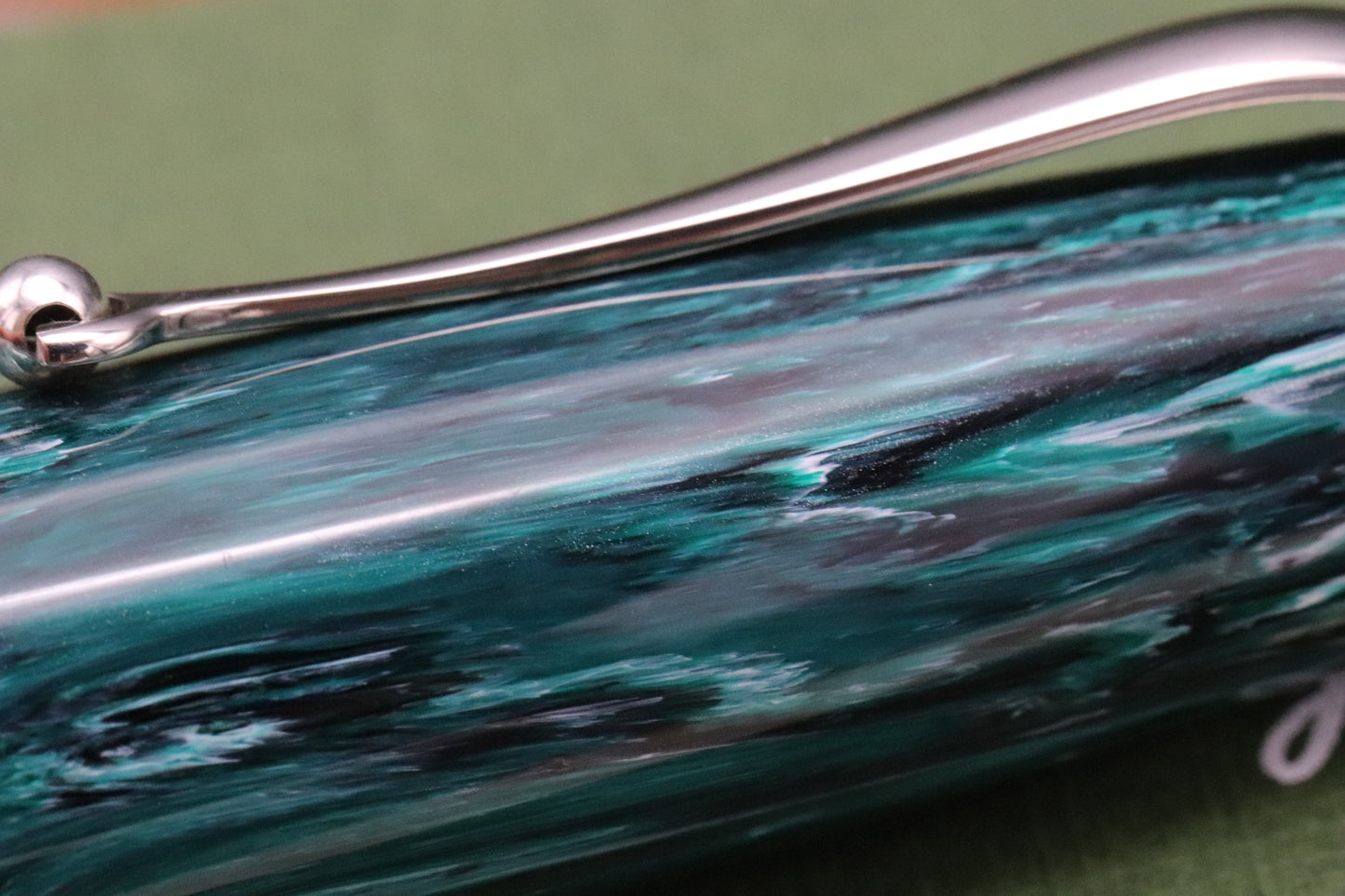 Montegrappa Mia Chrysocolla Fountain Pen - 1.1 Stub - 0/120