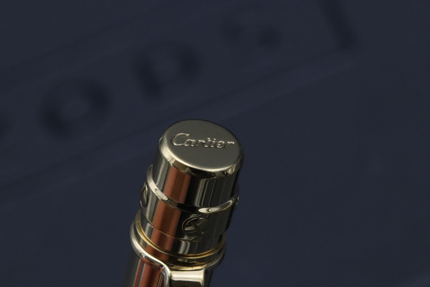 Cartier Santos de Cartier Gold Coated Ballpoint Pen