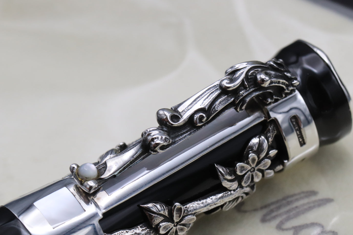 Montegrappa Aphrodite Limited Edition Sterling Silver Fountain Pen - Fully Serviced by Montegrappa - June 2025