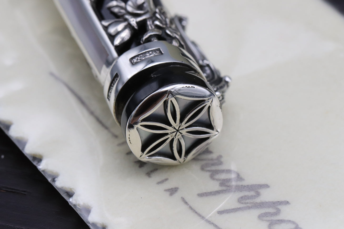 Montegrappa Aphrodite Limited Edition Sterling Silver Fountain Pen - Fully Serviced by Montegrappa - June 2025
