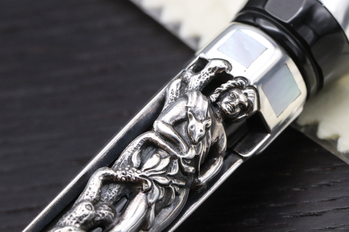 Montegrappa Aphrodite Limited Edition Sterling Silver Fountain Pen - Fully Serviced by Montegrappa - June 2025
