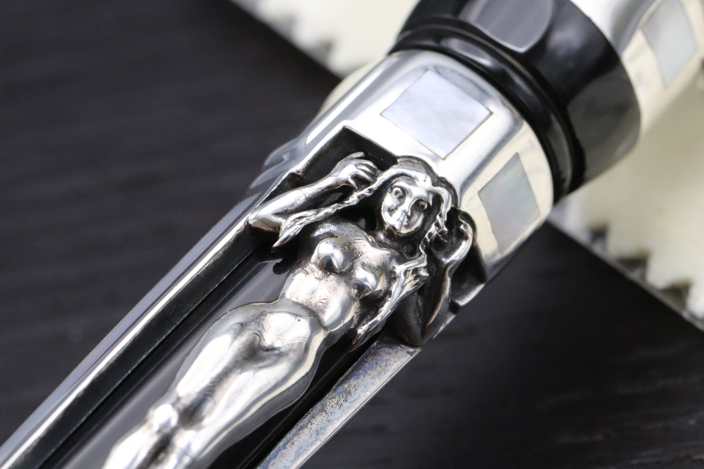 Montegrappa Aphrodite Limited Edition Sterling Silver Fountain Pen - Fully Serviced by Montegrappa - June 2025