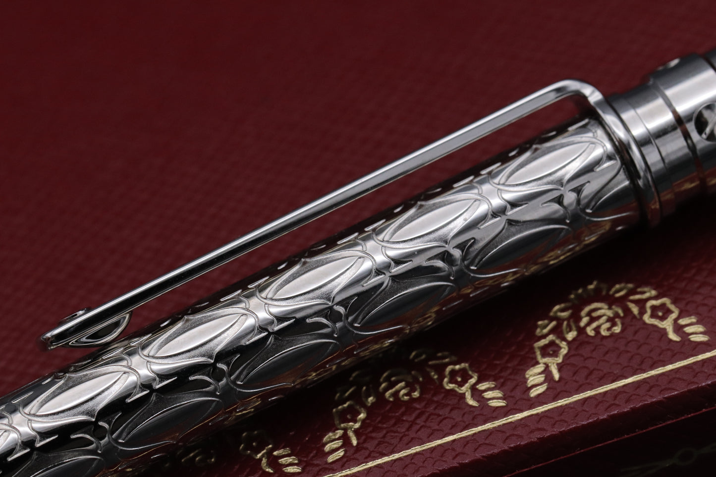 Cartier Santos de Cartier Palladium Ballpoint Pen